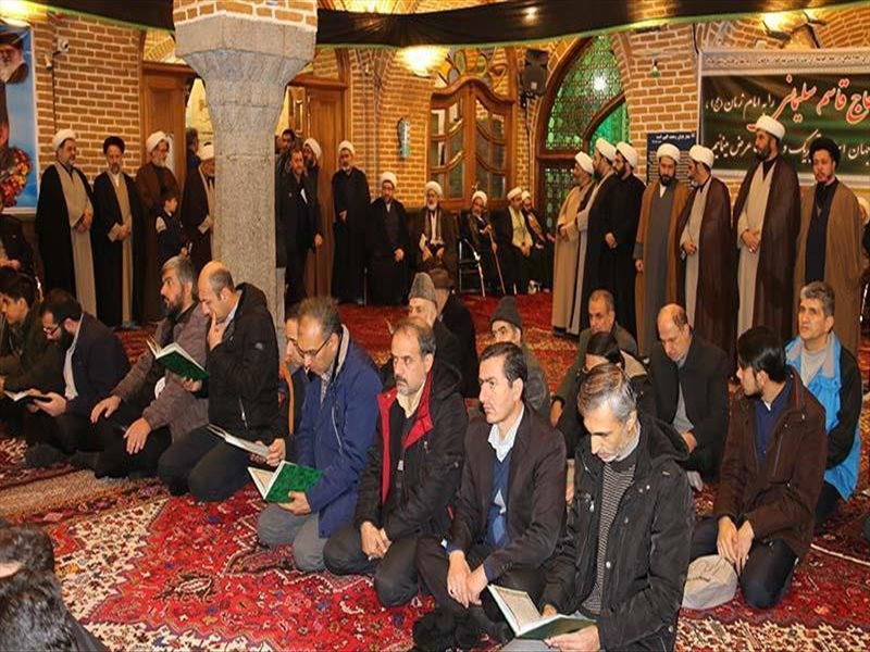 شرکت در مراسم شهادت سردار سلیمانی در مسجد مقبره تبریز - 3