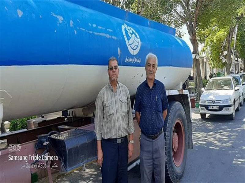 توزیع آب شرب بهداشتی در مصلی اعظم تبریز - 1